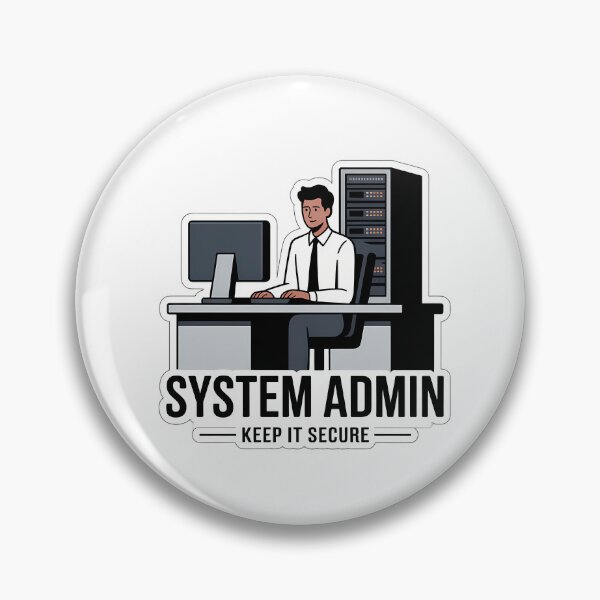 Item preview, System Admin Minimalist Design designed and sold by NiftyWrx.