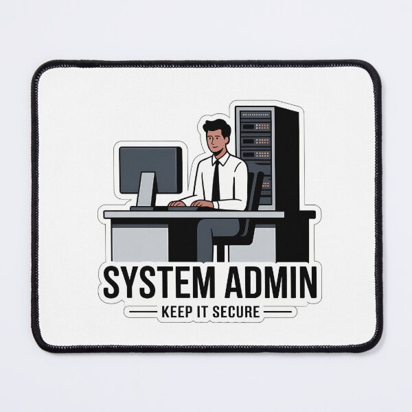 Item preview, System Admin Minimalist Design designed and sold by NiftyWrx.