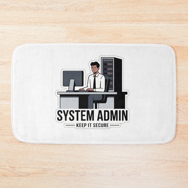 Item preview, System Admin Minimalist Design designed and sold by NiftyWrx.