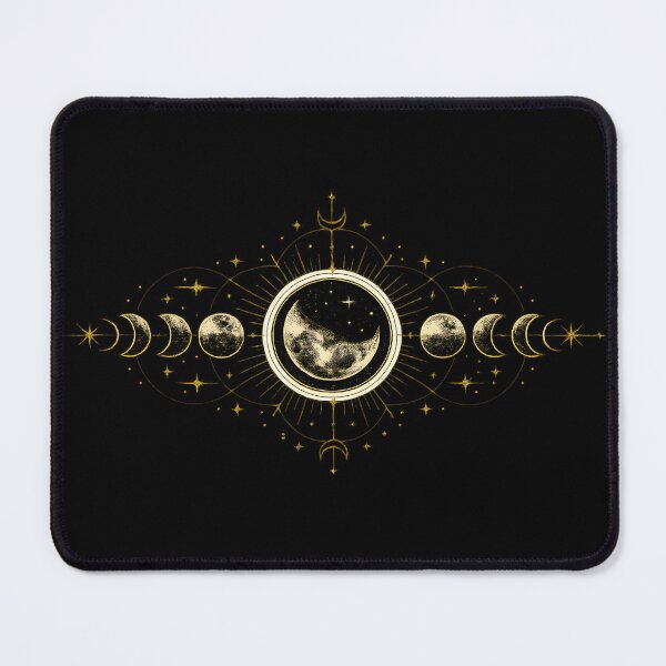 Item preview, Celestial Moon Phases Lunar Cycle Boho Art designed and sold by Stikaro.