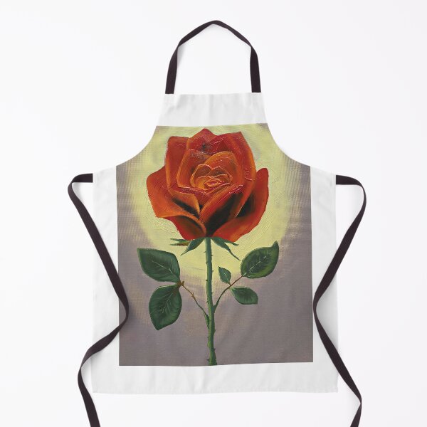 Item preview, Glowing Red Rose Botanical Fine Art designed and sold by Hearthuestudios.