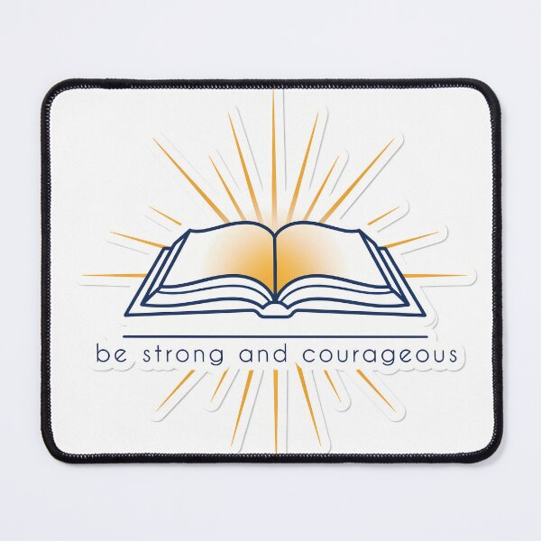 Item preview, Bible Verse: Be Strong and Courageous designed and sold by NiftyWrx.