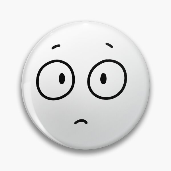 Item preview, Cute Worried Wide Eyes Shocked Cartoon Face Doodle Graphic designed and sold by somimalikkk.