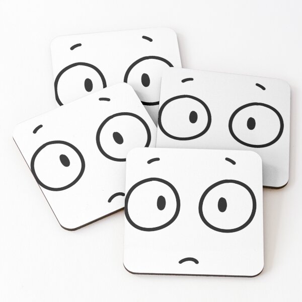 Item preview, Cute Worried Wide Eyes Shocked Cartoon Face Doodle Graphic designed and sold by somimalikkk.