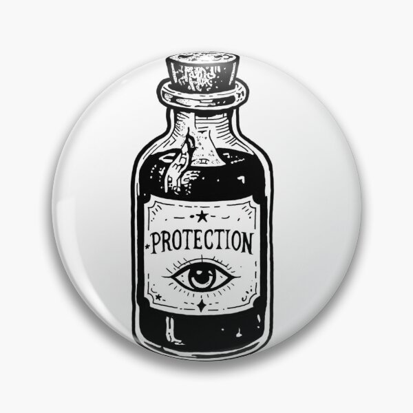 Item preview, Protection Potion Bottle | Mystical Witch Illustration  designed and sold by Marianarcezar.