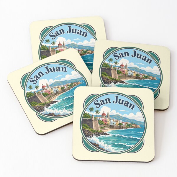 Item preview, San Juan, Puerto Rico – Historic Coastal City designed and sold by Myra365Art.