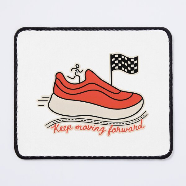 Item preview, Keep Moving Forward Running Motivation designed and sold by NiftyWrx.