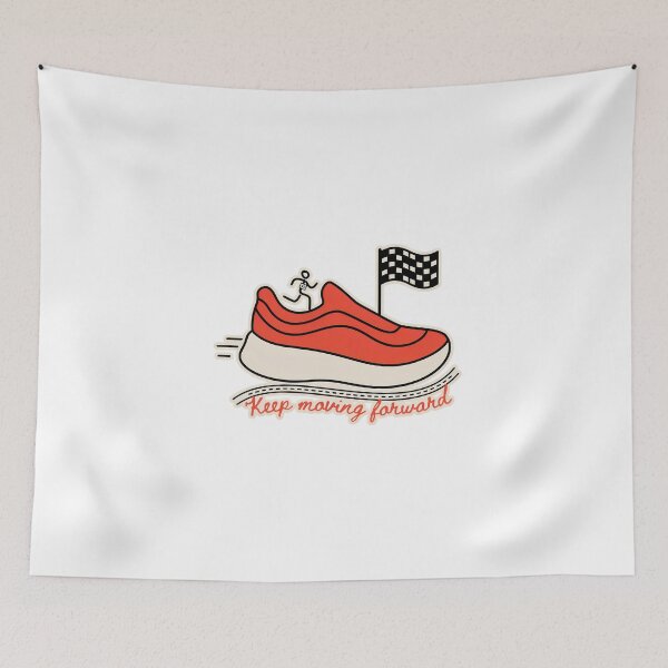 Item preview, Keep Moving Forward Running Motivation designed and sold by NiftyWrx.