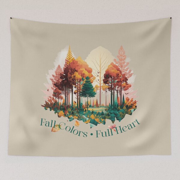 Item preview, Fall Colors Full Heart | Autumn Forest Nature Lover Woodland Design designed and sold by Sachie's Studio.