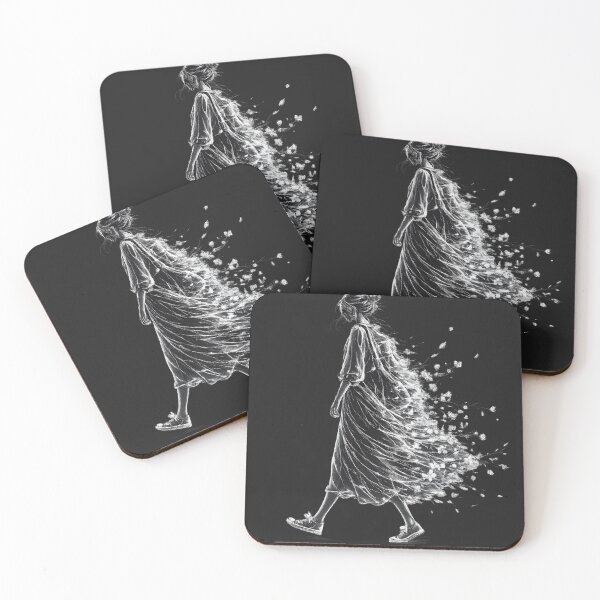 Item preview, Floral Dissolve Woman Minimalist Line Art designed and sold by NucciCollective.