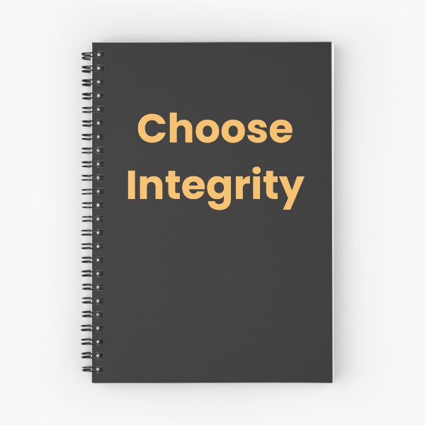 Item preview, Choose Integrity | Minimalist Quote T-Shirt designed and sold by MiniMuArt.