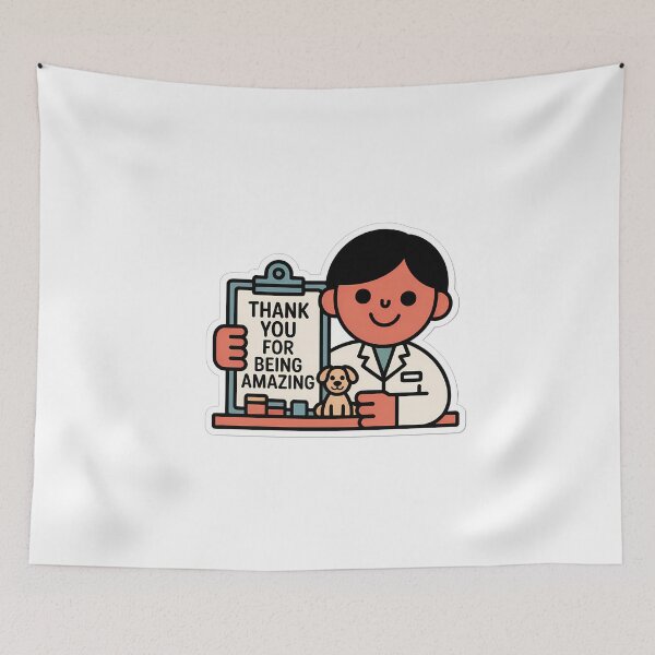 Item preview, Thank You for Being Amazing Vet Receptionist designed and sold by NiftyWrx.