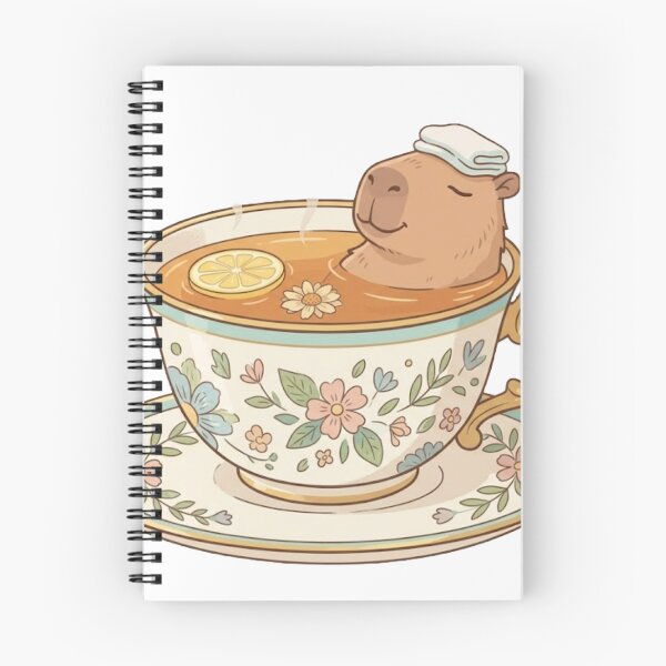 Item preview, Relaxing Capybara in a Teacup - Humor designed and sold by conamor-bymel.