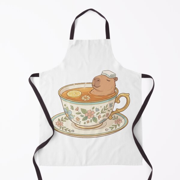 Item preview, Relaxing Capybara in a Teacup - Humor designed and sold by conamor-bymel.