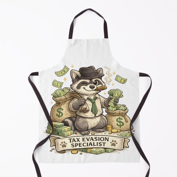 Item preview, Tax Evasion Specialist Funny Raccoon Meme Design designed and sold by CreativeMindsetLab.