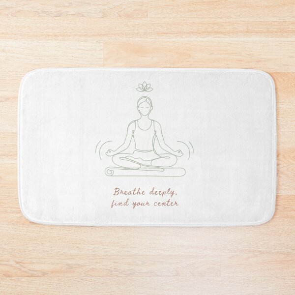 Item preview, Breathe Deeply, Find Your Center designed and sold by NiftyWrx.