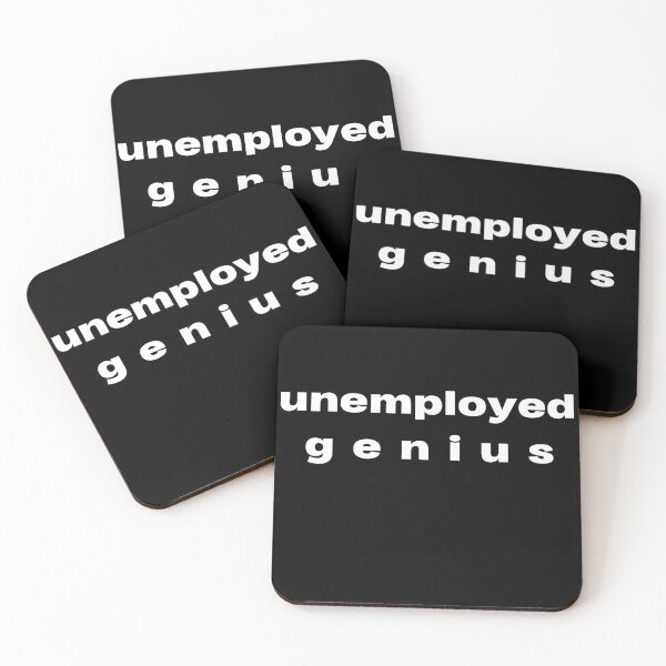 Item preview, unemployed genius designed and sold by lexthelord.