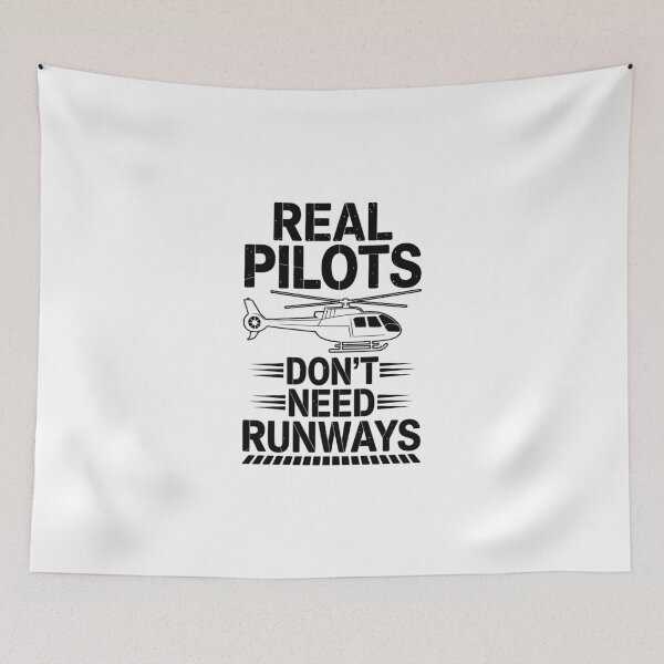 Item preview, REAL PILOTS DON'T NEED RUNWAYS designed and sold by jkrphoto.