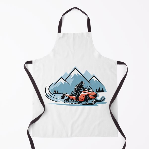 Item preview, Snowmobile Speed Through Snowy Peaks designed and sold by NiftyWrx.