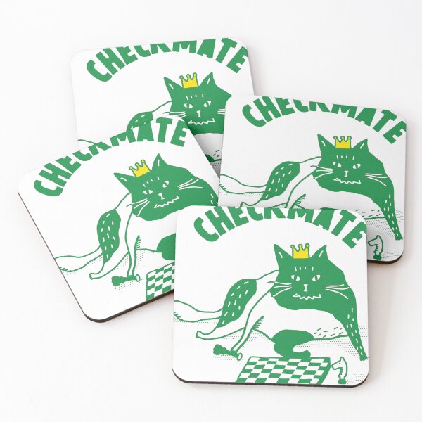 Item preview, Checkmate Funny Chess Cat Illustration designed and sold by RachaelBreen.