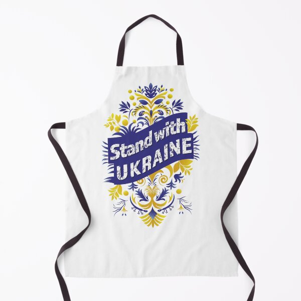 Item preview, Arte ornamental de banderas vintage de "Stand With Ukraine" designed and sold by artvoki.