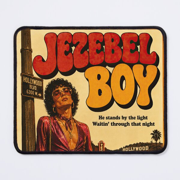 Item preview, Jezebel Boy – Retro 70s Hollywood Vintage Art designed and sold by obstinator.