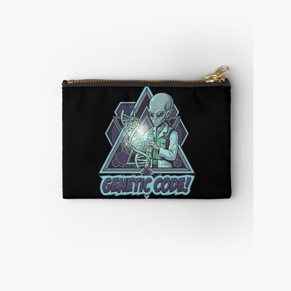 Item preview, Genetic Code Alien Scientist DNA Retro Science Graphic designed and sold by DuckOddity.