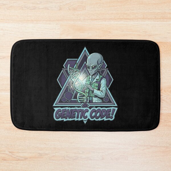 Item preview, Genetic Code Alien Scientist DNA Retro Science Graphic designed and sold by DuckOddity.