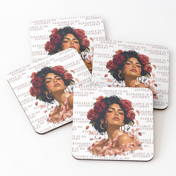 Item preview, Elegance Is No Accident Red Rose Oil Painting Girl Art designed and sold by busesplace.