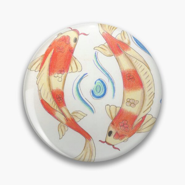 Item preview, Hand Drawn Koi Fish designed and sold by MyCuriousMagpie.