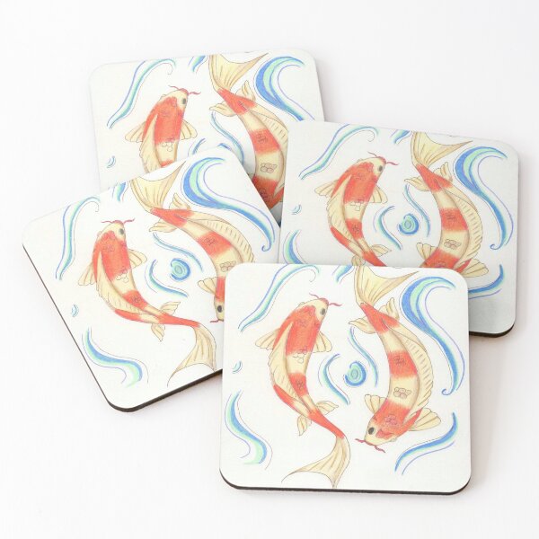 Item preview, Hand Drawn Koi Fish designed and sold by MyCuriousMagpie.