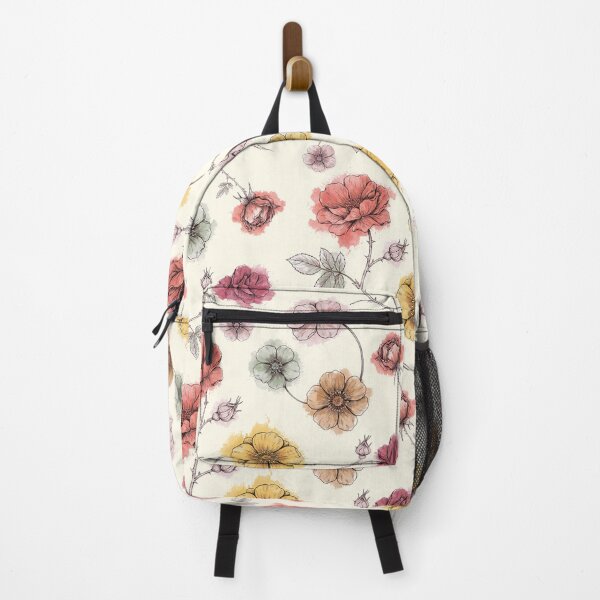 Item preview, Watercolor Wild Rose Botanical Pattern designed and sold by NuvoraNest.