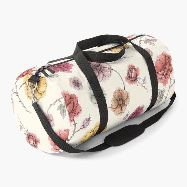 Item preview, Watercolor Wild Rose Botanical Pattern designed and sold by NuvoraNest.