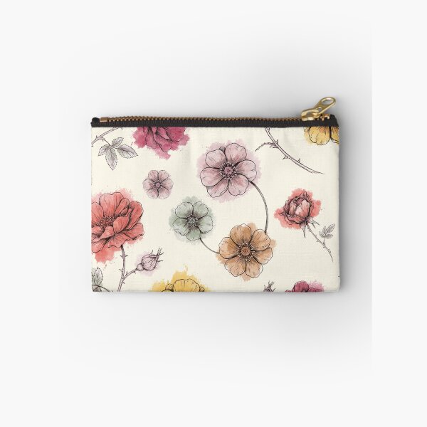 Item preview, Watercolor Wild Rose Botanical Pattern designed and sold by NuvoraNest.