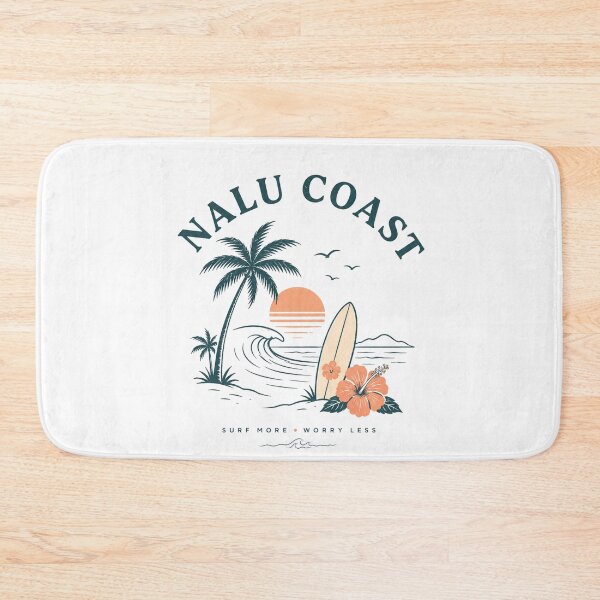 Item preview, Surf More Worry Less | Tropical Sunset Surf Design designed and sold by Nalu Coast.