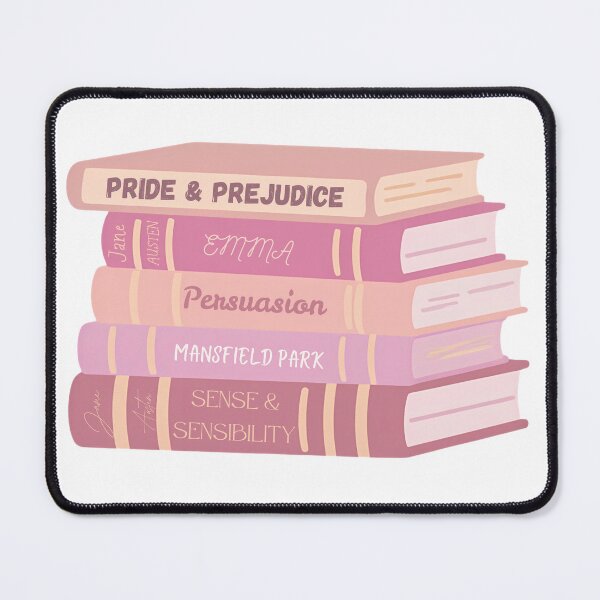 Item preview, Jane Austen Stack of Books | Bookish Classics designed and sold by Nyxander's Bookish Catalogue.