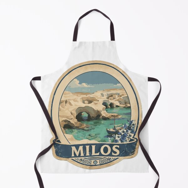 Item preview, Vintage Milos Sarakiniko Beach & Volcanic Cliffs Travel designed and sold by CharaFei.Art.