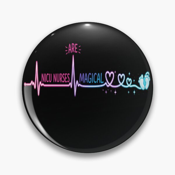 Item preview, NICU Nurses Are Magical - Cute Neonatal Nurse Miracle Worker Sticker designed and sold by Salwastore.