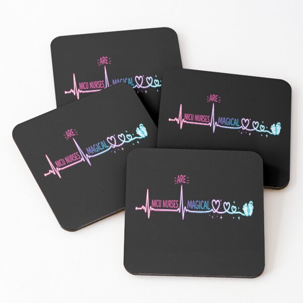 Item preview, NICU Nurses Are Magical - Cute Neonatal Nurse Miracle Worker Sticker designed and sold by Salwastore.