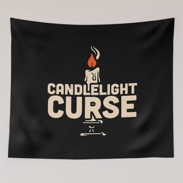 Item preview, Halloween Candle – Candlelight Curse designed and sold by No Excuses Supply.