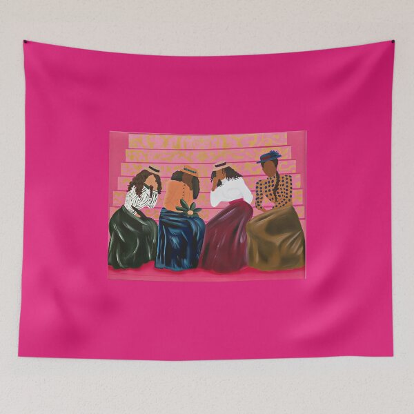 Item preview, Four Women Celebrating Freedom and Sisterhood designed and sold by Hearthuestudios.