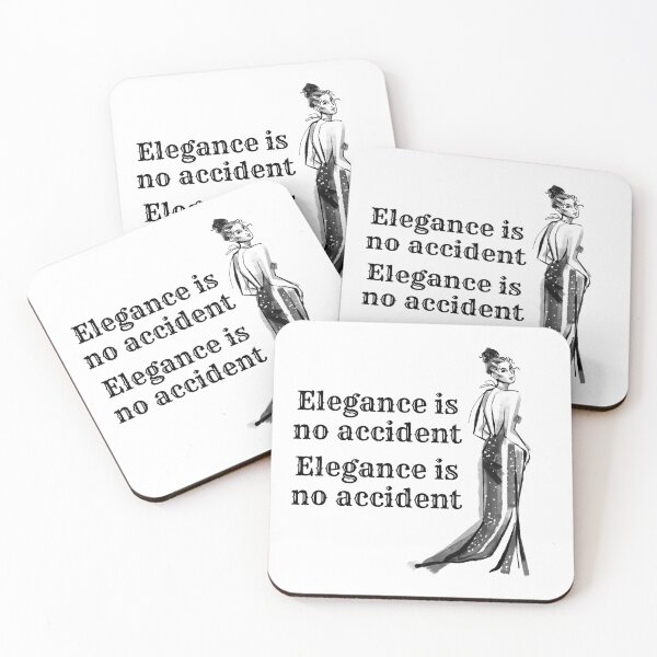 Item preview, Elegance Is No Accident Sketch Black and White Art designed and sold by busesplace.