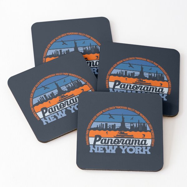 Item preview, Panorama New York Sunset Retro Vintage Local Pride Logo designed and sold by CRHPOD20.