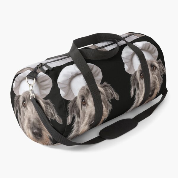 Item preview, Funny Irish Wolfhound Dog Chef Realistic Animal Cooking Humor Art designed and sold by LazyOwlStore.