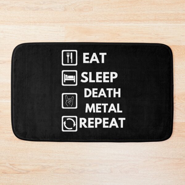 Item preview, Eat sleep death metal repeat essential tshirt. designed and sold by JonHenr.
