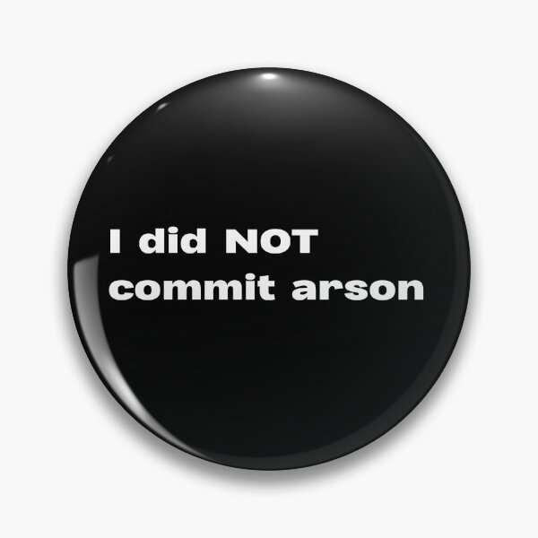 Item preview, I did NOT commit arson designed and sold by lexthelord.