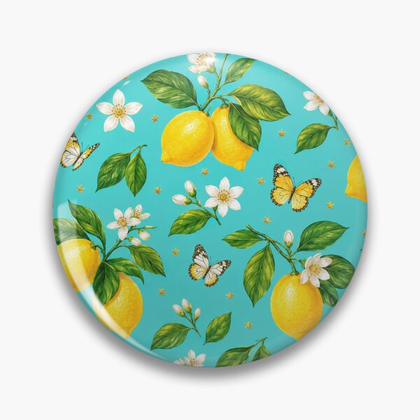 Item preview, Happy Lemon Garden – Citrus Blossoms and Butterflies designed and sold by RoPrincess.