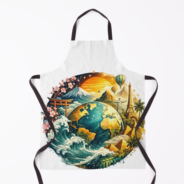 Item preview, Around the World – Travel & Culture Art | Premium Globe Design designed and sold by oatsupspace.