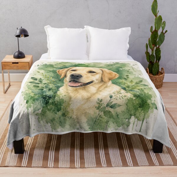 Item preview, Labrador Watercolor Green – Nature Inspired Dog Lover Gift | Artistic Labrador Illustration designed and sold by TimberTail8.