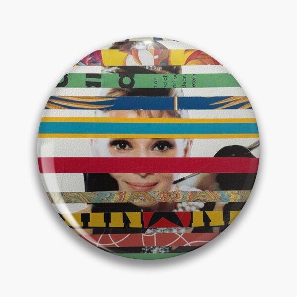 Item preview, Colorful Striped Collage with Celebrity designed and sold by veraD58.